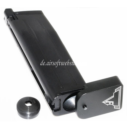 EMG TTI 2011 COMBAT MASTER 30rd Co2 Magazin Geeignet für Hi-Capa Serie GBB Pistolen Airsoft Schwarz