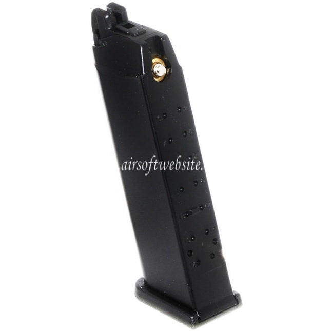 WE (WE-TECH) 27rd MOS Gas Magazin Geeignet für Optic Ready Schlitten Version EMG SAI BLU WE Galaxy AW VX7 VX9 G17 G19 Serie GBB Pistolen Airsoft Schwarz