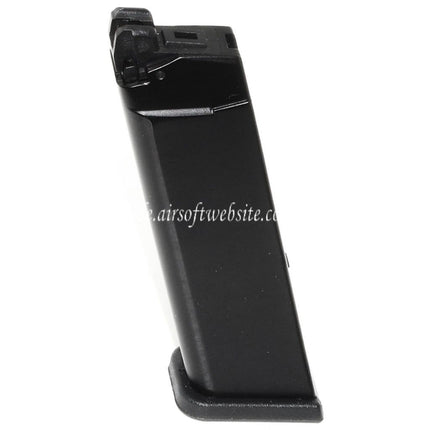 WE (WE-TECH) 25rd Gas Magazin Geeignet für G17 G18C G34 G35 G-Serie GBB Pistolen Airsoft Schwarz