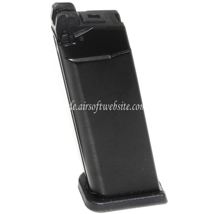 WE (WE-TECH) 20rd Gas Magazin Geeignet für G19 G23 G26 Serie GBB Pistolen Airsoft Schwarz