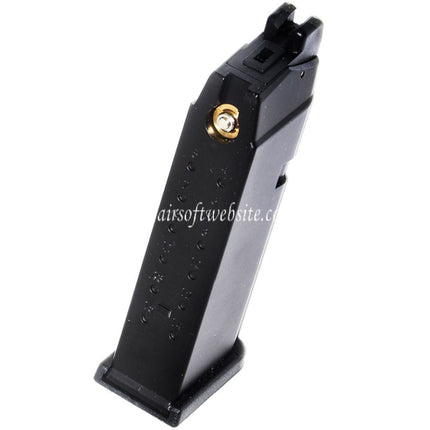 WE (WE-TECH) 20rd Gas Magazin Geeignet für G19 G23 G26 Serie GBB Pistolen Airsoft Schwarz