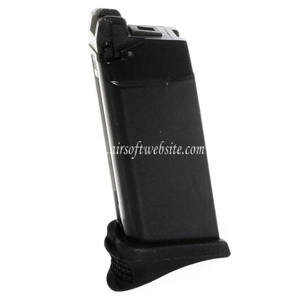 WE (WE-TECH) 15rd Gas Magazin Geeignet für DOUBLE BELL/WE/Tokyo Marui G26 G27 Serie GBB Pistolen Airsoft Schwarz