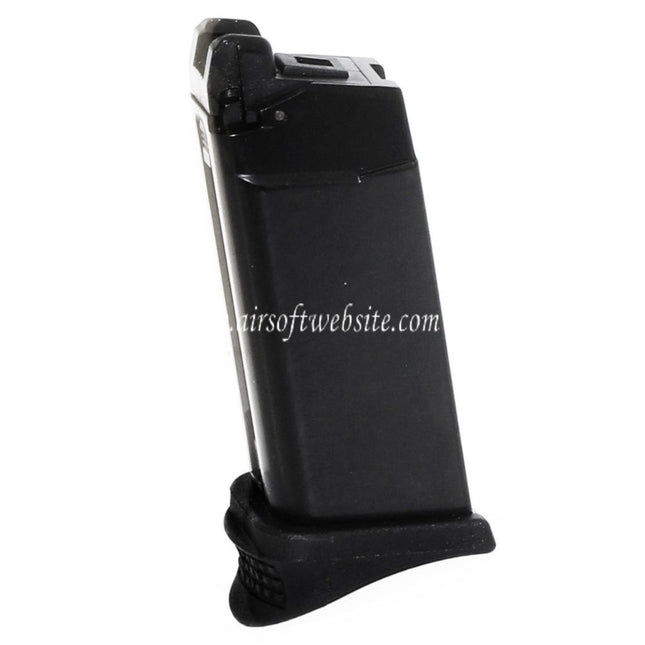 WE (WE-TECH) 15rd Gas Magazin Geeignet für DOUBLE BELL/WE/Tokyo Marui G26 G27 Serie GBB Pistolen Airsoft Schwarz