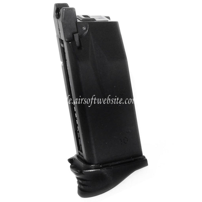WE (WE-TECH) 17rd Gas Magazin Geeignet für P99 COMPACT Serie GBB Pistolen Airsoft Schwarz