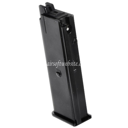 WE (WE-TECH) Gas Magazin (Lang/Kurzer Typ) Geeignet für Armorer Works AW Broomhandle BH WE M712 Serie GBB Pistolen Airsoft Schwarz