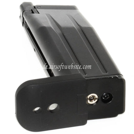 WE (WE-TECH) 23rd Gas Magazin Geeignet für WE Baby Hi-Capa 3.8 Serie GBB Pistolen Airsoft Schwarz
