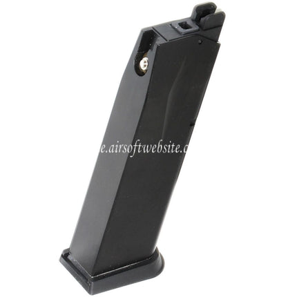 WE (WE-TECH) 24rd Gas Magazin Geeignet für Cybergun Swiss Arms P229 WE F228 F229 Serie GBB Pistolen Airsoft Schwarz