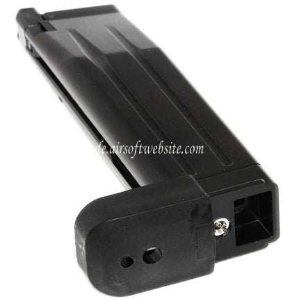WE (WE-TECH) 30rd Gas Magazin Geeignet für Hi-Capa Serie GBB Pistolen Airsoft Schwarz