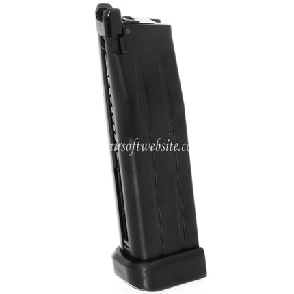 WE (WE-TECH) 30rd Co2 Magazin Geeignet für Hi-Capa Serie GBB Pistolen Airsoft Schwarz