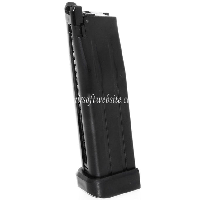 WE (WE-TECH) 30rd Co2 Magazin Geeignet für Hi-Capa Serie GBB Pistolen Airsoft Schwarz