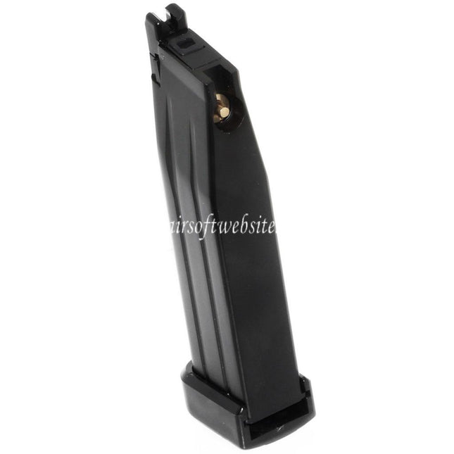 WE (WE-TECH) 30rd Co2 Magazin Geeignet für Hi-Capa Serie GBB Pistolen Airsoft Schwarz