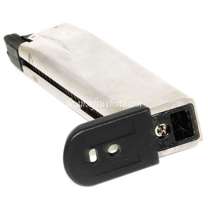 Air Venturi Springfield Armory 25rd Gas Magazin Geeignet für WE(WE-TECH) Air Venturi Springfield Armory XDM Serie GBB Pistolen Airsoft Silber