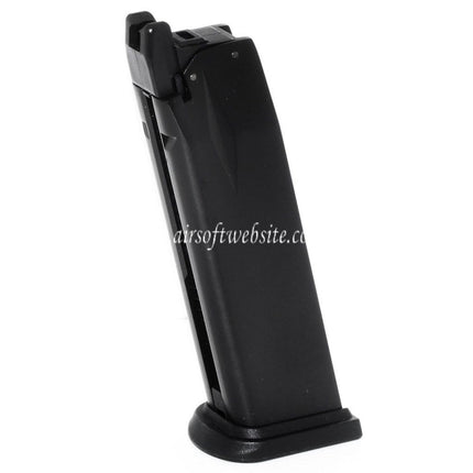WE (WE-TECH) 26rd Co2 Magazin Geeignet für Air Venturi Springfield Armory WE XDM Serie GBB Pistolen Airsoft Schwarz