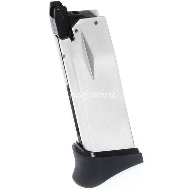 WE (WE-TECH) 14rd Gas Magazin Geeignet für Air Venturi Springfield Armory WE XDM COMPACT 3.8 Serie GBB Pistolen Airsoft Silber