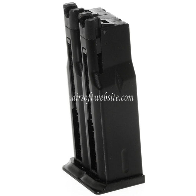 WE (WE-TECH) 32rd Doppel Lauf Gas Magazin Geeignet für WE Doppel Lauf MAKAROV PMM Serie GBB Pistolen Airsoft Schwarz