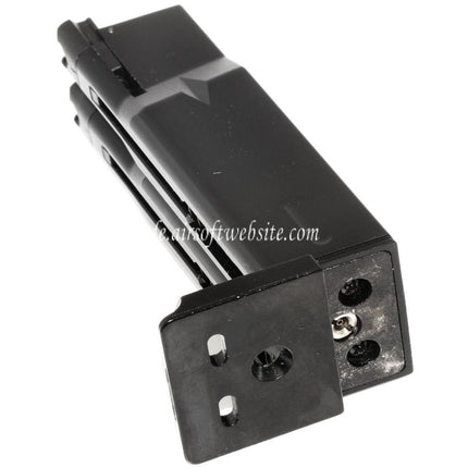 WE (WE-TECH) 32rd Doppel Lauf Gas Magazin Geeignet für WE Doppel Lauf MAKAROV PMM Serie GBB Pistolen Airsoft Schwarz