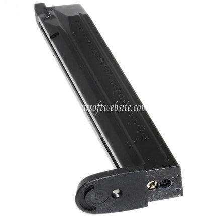 WE (WE-TECH) 50rd Gas Magazin Langer Typ geeignet für WE Toucan Big Bird M&P Serie GBB Pistolen Airsoft Schwarz