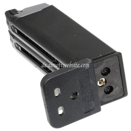 WE (WE-TECH) 40rd Gas Magazin Geeignet für WE G19 Doppellauf Serie GBB Pistolen Airsoft Schwarz
