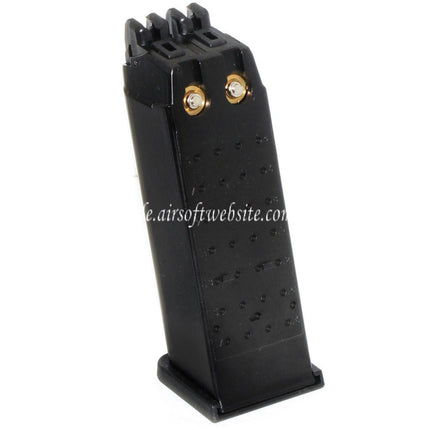 WE (WE-TECH) 48rd Gas Magazin Geeignet für WE G17 G18C G19 G34 Doppellauf Serie GBB Pistolen Airsoft Schwarz