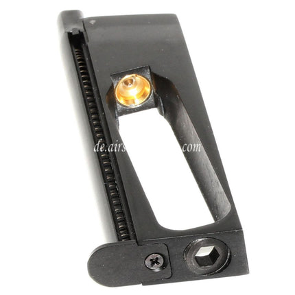 WE (WE-TECH) 16rd Co2 Magazin Geeignet für EMG SAI Red / AW NE Serie / WE Einzelstapel 1911 Serie GBB Pistolen Airsoft Schwarz