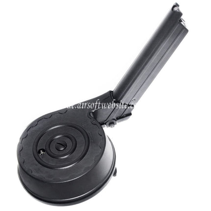 WE (WE-TECH) 50rd Gas Trommelmagazin Geeignet für Armorer Works A180 Blaster WE P08 Luger GBB Pistol