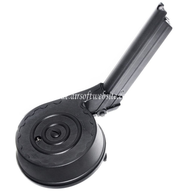 WE (WE-TECH) 50rd Gas Trommelmagazin Geeignet für Armorer Works A180 Blaster WE P08 Luger GBB Pistol