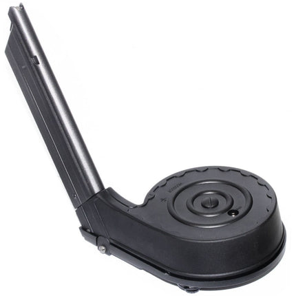 WE (WE-TECH) 50rd Gas Trommelmagazin Geeignet für Armorer Works A180 Blaster WE P08 Luger GBB Pistol