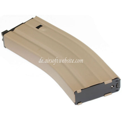 WE (WE-TECH) 30rd Gas Magazin Geeignet für WE Open Bolt L85 / SCAR-L / R5C / T65 / HK416 / AR M4 M16 GBB Gewehre Airsoft