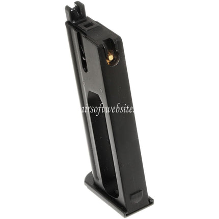 CYBERGUN 21rd Co2 Magazin Geeignet für WE CYBERGUN Thompson Desert Eagle L6 version .50AE GBB Pistolen Airsoft Schwarz