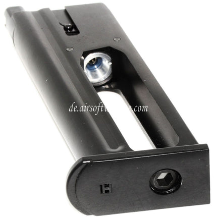 CYBERGUN 21rd Co2 Magazin Geeignet für WE CYBERGUN Thompson Desert Eagle L6 version .50AE GBB Pistolen Airsoft Schwarz