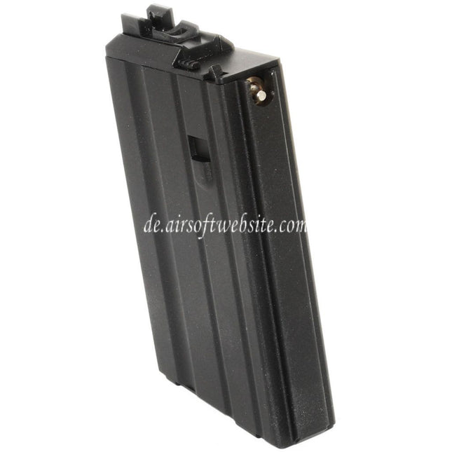 WE (WE-TECH) 20rd M16VN Gas Magazin Geeignet für WE Open Bolt Type L85 / SCAR-L / R5C / T65 / HK416 / AR M4 M16 M16A1 XM177 GBB Gewehre Airsoft Schwarz