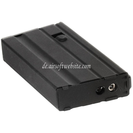 WE (WE-TECH) 20rd M16VN Gas Magazin Geeignet für WE Open Bolt Type L85 / SCAR-L / R5C / T65 / HK416 / AR M4 M16 M16A1 XM177 GBB Gewehre Airsoft Schwarz