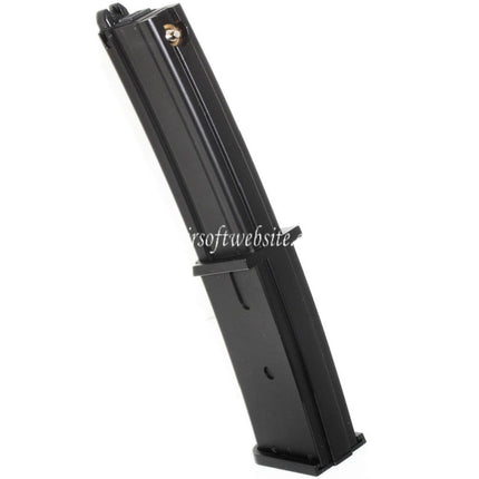 WE (WE-TECH) 44rd Gas Magazin Geeignet für WE SMG-8 MP7 Serie GBB SMG Gewehre Airsoft Schwarz