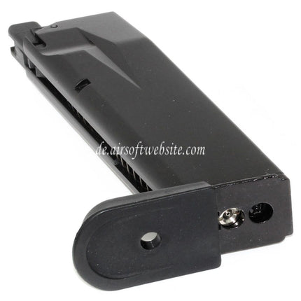 Cybergun Swiss Arms 20rd Gas Magazin Geeignet für WE F228 F229 Swiss Arms P229 Serie GBB Pistolen Airsoft Schwarz