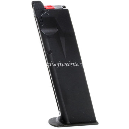 Cybergun Swiss Arms 22rd Gas Magazin Geeignet für WE F226 Swiss Arms P226 Serie GBB Pistolen Airsoft Schwarz