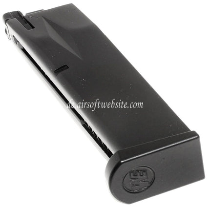 WE (WE-TECH) 26rd Co2 Magazin Geeignet für AW MB Serie / KJW / Tokyo Marui / WE 902 M9 M92 GBB Pistolen Airsoft Schwarz