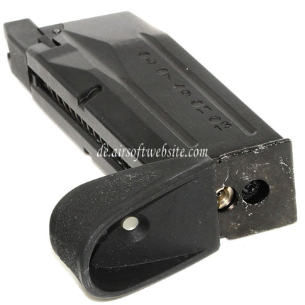 WE (WE-TECH) 15rd Gas Magazin Geeignet für WE Big Bird M&P Compact Serie GBB Pistolen Airsoft Schwarz