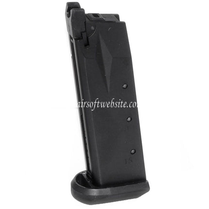 WE (WE-TECH) 23rd Co2 Magazin Geeignet für STANDARD und COMPACT P99 Serie GBB Pistolen Airsoft Schwarz