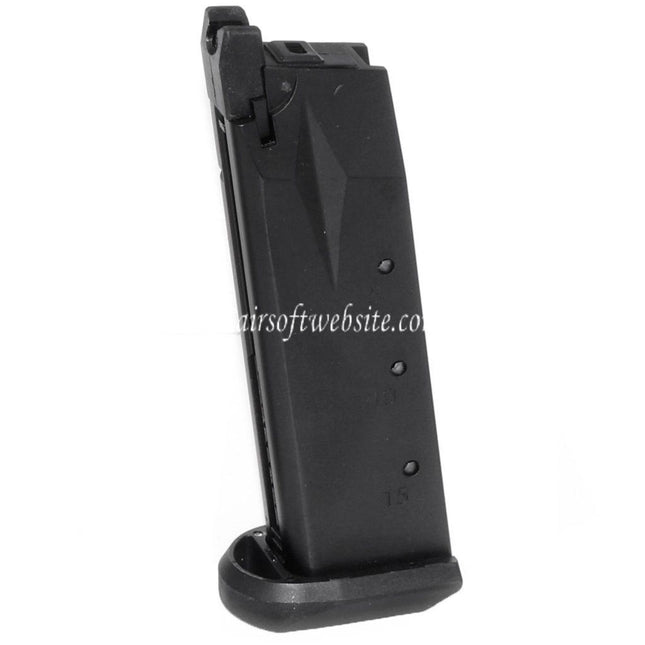 WE (WE-TECH) 23rd Co2 Magazin Geeignet für STANDARD und COMPACT P99 Serie GBB Pistolen Airsoft Schwarz