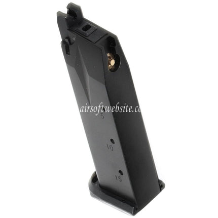 WE (WE-TECH) 23rd Co2 Magazin Geeignet für STANDARD und COMPACT P99 Serie GBB Pistolen Airsoft Schwarz