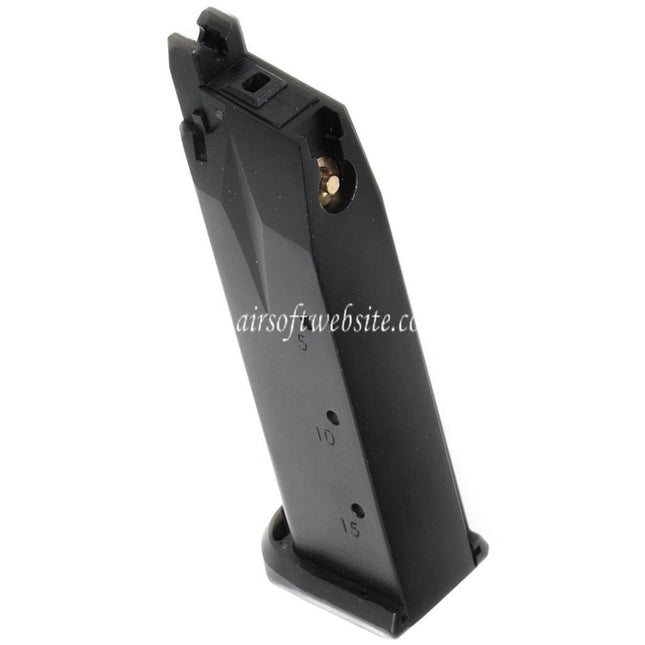 WE (WE-TECH) 23rd Co2 Magazin Geeignet für STANDARD und COMPACT P99 Serie GBB Pistolen Airsoft Schwarz
