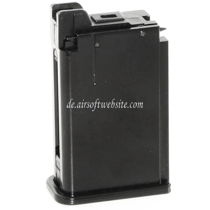 WE (WE-TECH) Gas Magazin (Lang/Kurzer Typ) Geeignet für Armorer Works AW Broomhandle BH WE M712 Serie GBB Pistolen Airsoft Schwarz