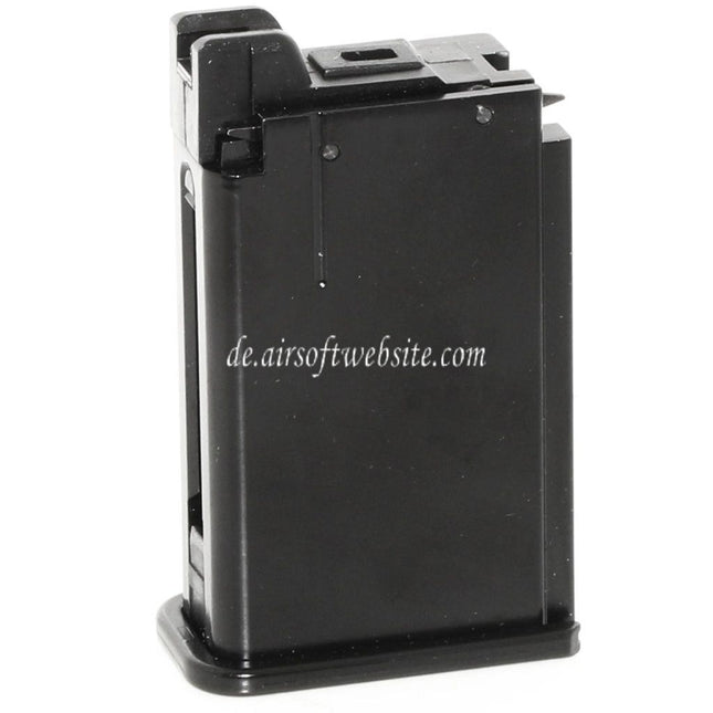 WE (WE-TECH) Gas Magazin (Lang/Kurzer Typ) Geeignet für Armorer Works AW Broomhandle BH WE M712 Serie GBB Pistolen Airsoft Schwarz