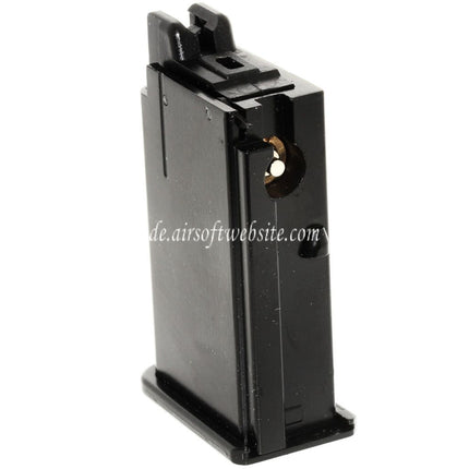 WE (WE-TECH) Gas Magazin (Lang/Kurzer Typ) Geeignet für Armorer Works AW Broomhandle BH WE M712 Serie GBB Pistolen Airsoft Schwarz