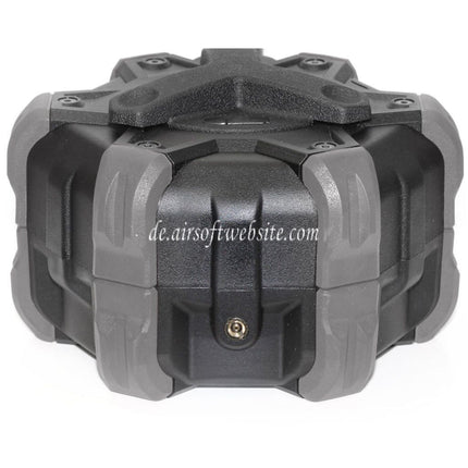 Armorer Works AW Custom 350rd Gas Adaptive Trommelmagazin Geeignet für G17 G18C G-Serie GBB Pistolen Airsoft