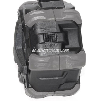 Armorer Works AW Custom 350rd Gas Adaptive Trommelmagazin Geeignet für WE (WE-TECH) AP APACHE MP5 Serie GBB Gewehre Airsoft