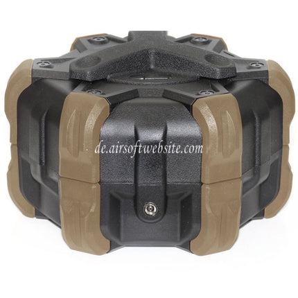 Armorer Works AW Custom 350rd Gas Adaptive Trommelmagazin Geeignet für G17 G18C G-Serie GBB Pistolen Airsoft