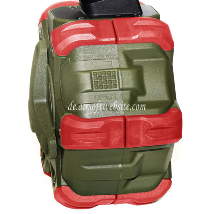 WE (WE-TECH) 350rd Gas Trommelmagazin Geeignet für G17 G18C G-Serie GBB Pistolen Airsoft