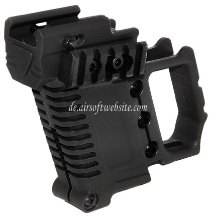 Double Bell Zwei Seiten Schienen Laden Conversion Kit Geeignet für APS ARMY DOUBLE BELL AW WE Tokyo Marui G17 G18C G34 G35 Serie GBB Pistolen Airsoft