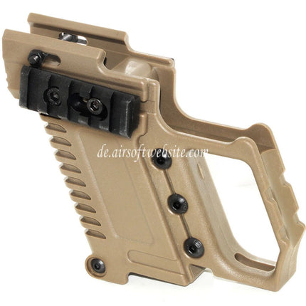 Double Bell Zwei Seiten Schienen Laden Conversion Kit Geeignet für APS ARMY DOUBLE BELL AW WE Tokyo Marui G17 G18C G34 G35 Serie GBB Pistolen Airsoft